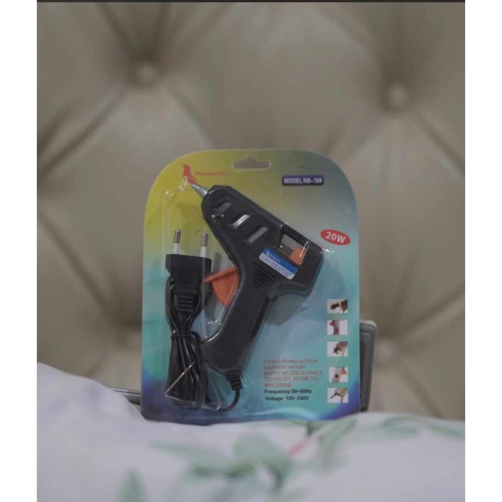 GLUE GUN Kecil Tembakan Lem kecil 10 watt Glue Gun 10w