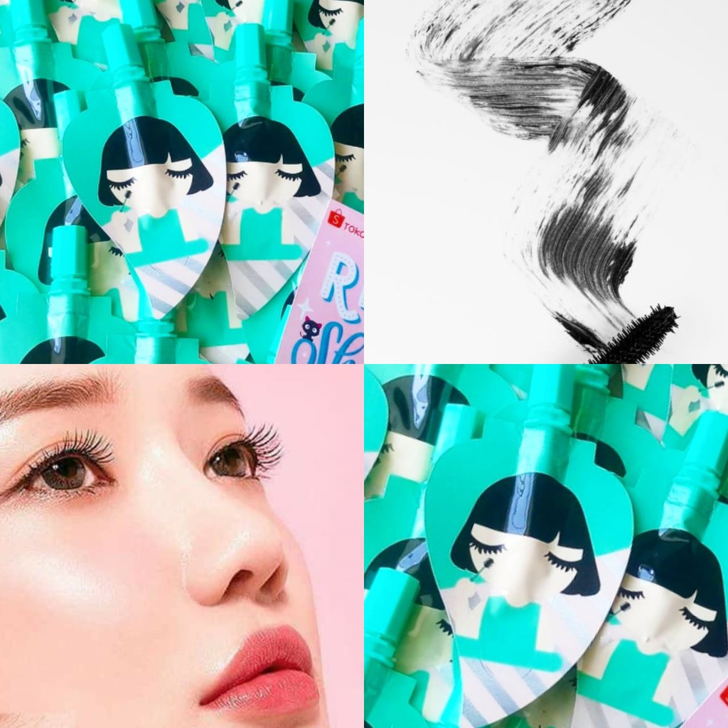 MASCARA HITAM AS CURLING AS FEATHER MASCARA IMAN OF NOBLE