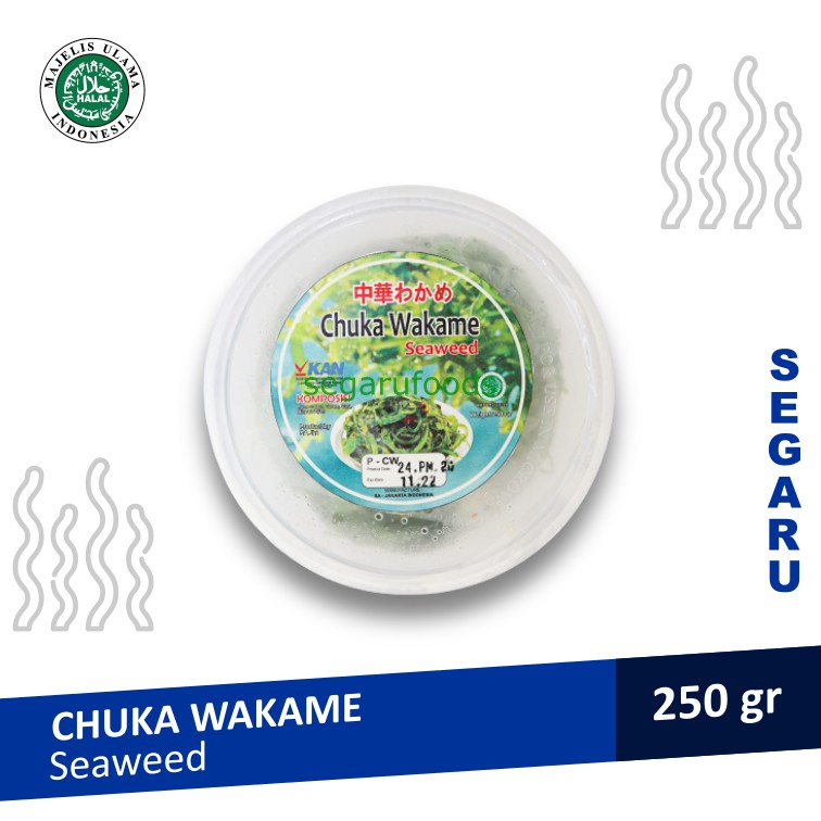 Chuka Wakame | Seaweed | Salad Rumput Laut  Halal MUI 250 Gram