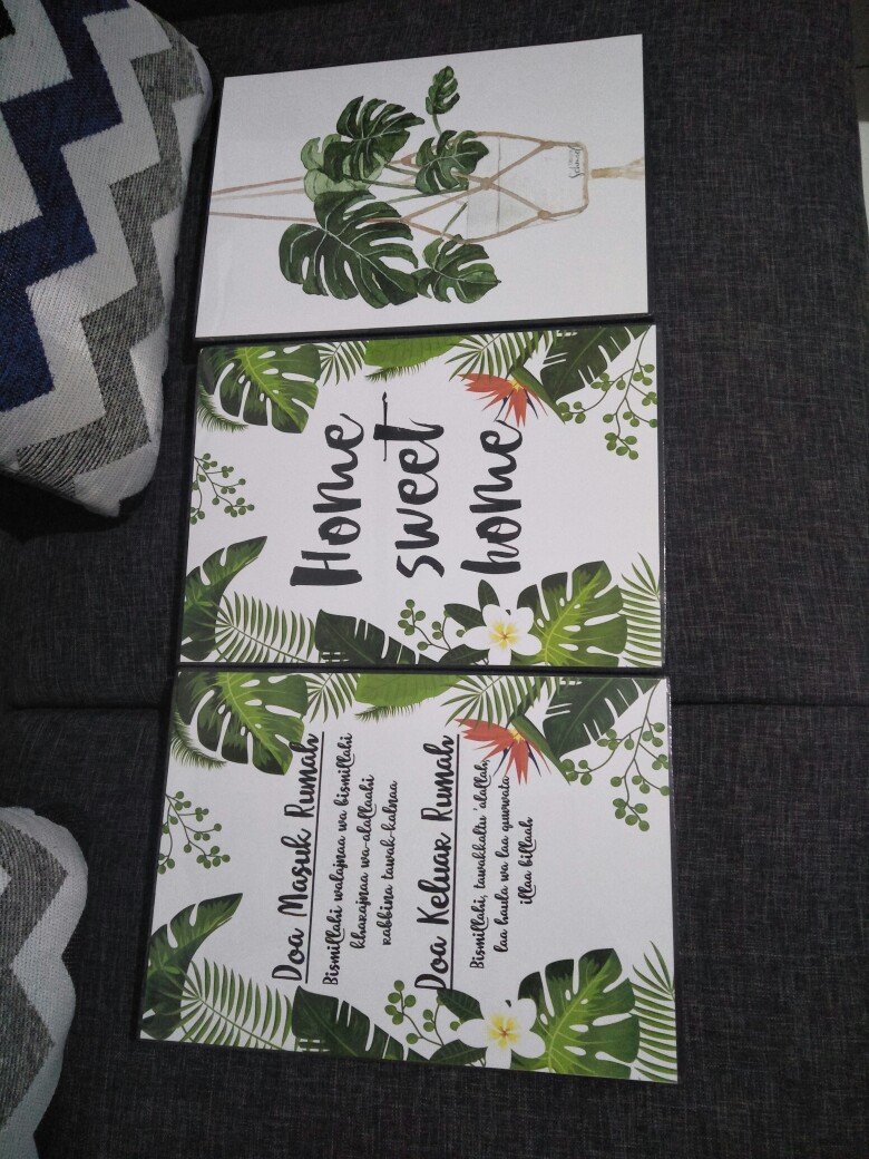 Pigura Poster A4 Isi 2 (homedecor)