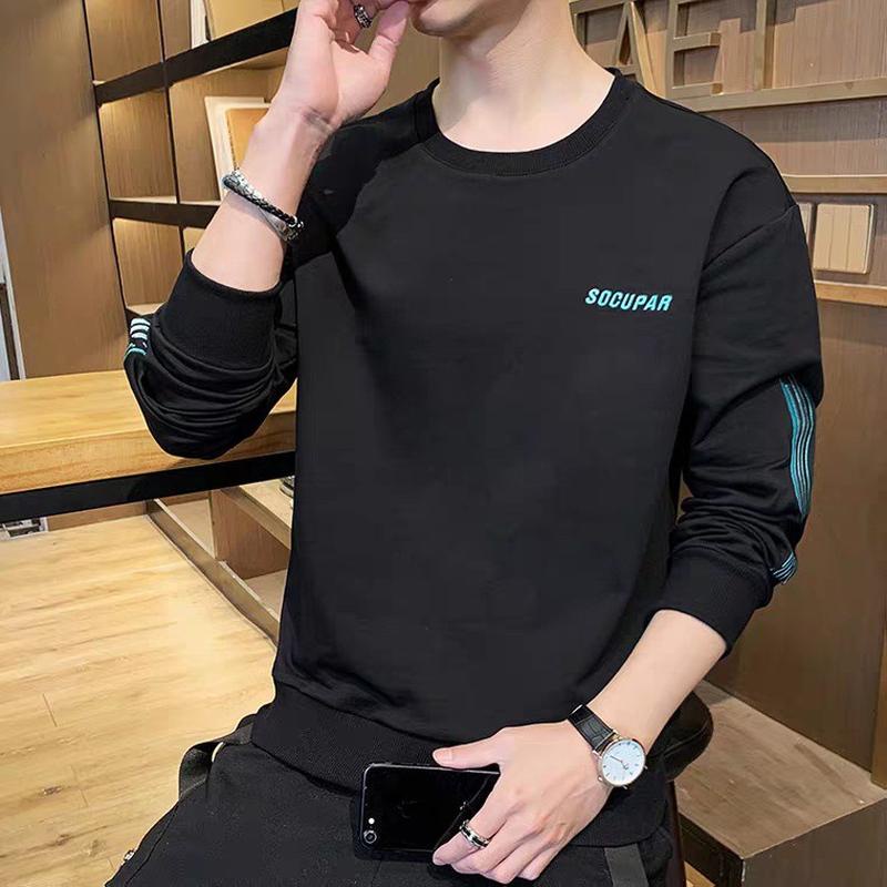 Kaos Polo Pria Polo Kerah Rajut Warna Solid Sweater Pria Santai Korea Pria Pullover Sweater T-Shirt 