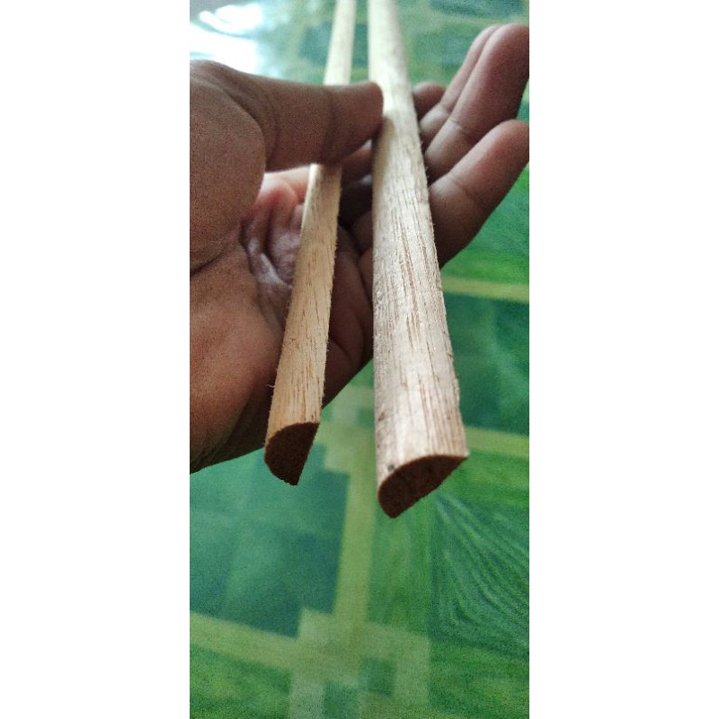 Dowel setengah lingkaran 1,5cm panjang 50cm dan 60cm