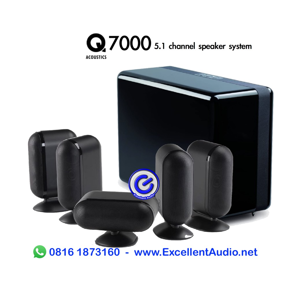 paket Q Acoustic Q7000 5.1 channel speaker system