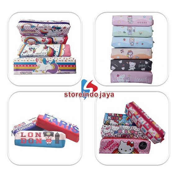 Kotak Pensil Tepak Pensil Lucu Motif Unik Tempat Pensil Murah-2
