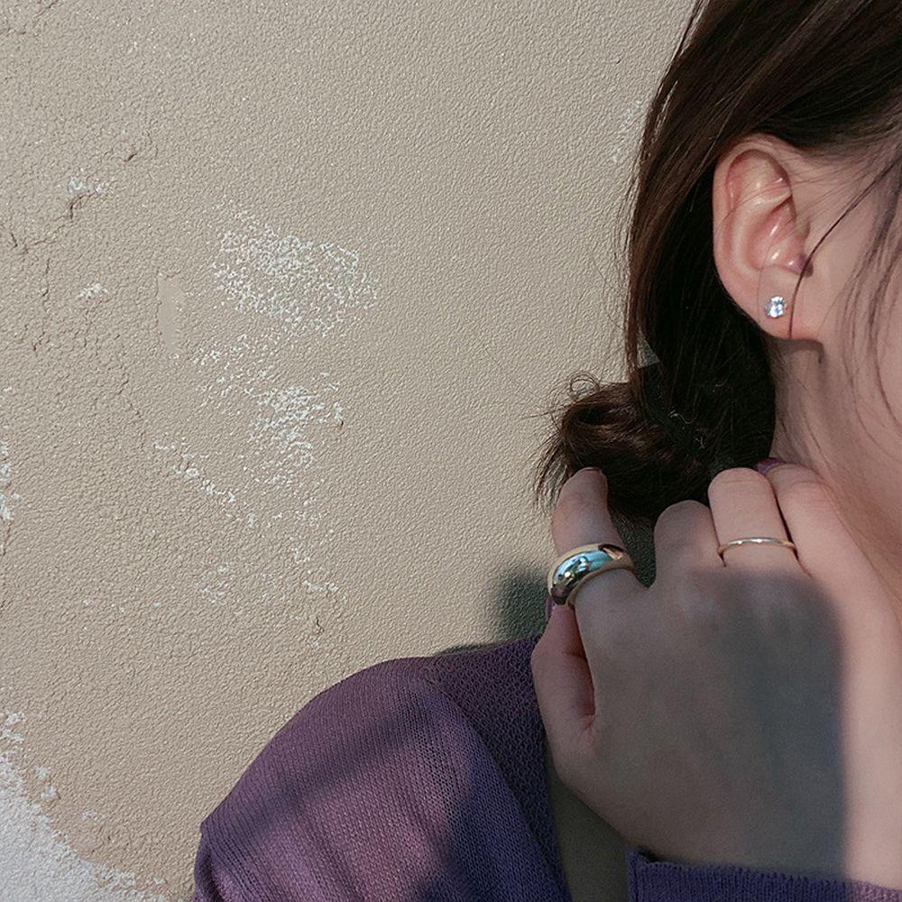 Mxbeauty Anting Tusuk Wanita Elegan Vintage Pesta Pernikahan Untuk Grils Kristal Zirkon Anting