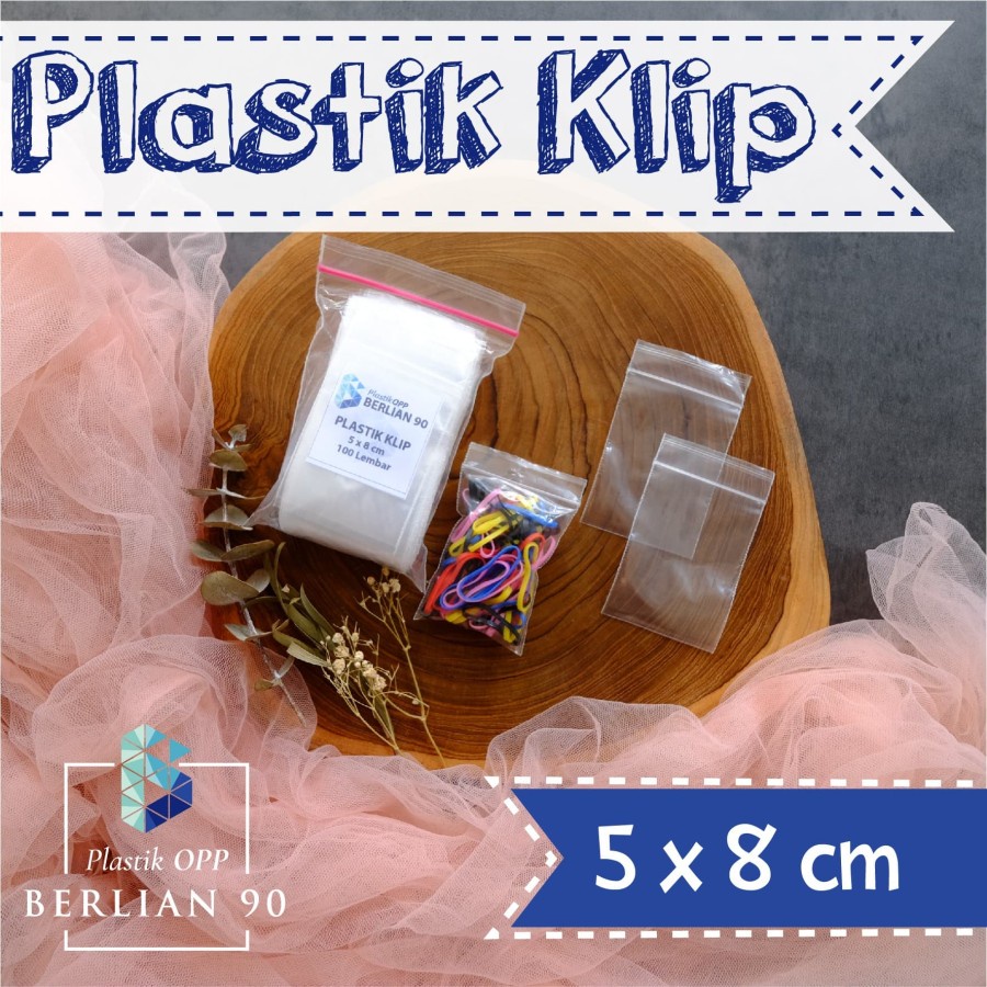 Plastik Klip 5x8 cm Plastik Klip Kecil Plastik Ziplock Kecil Plastik Obat