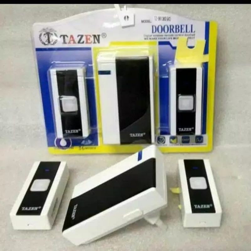 bel rumah wireless 2 saklar tazen