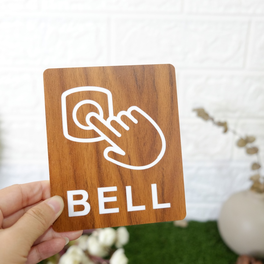 Bell Sign Board Akrilik