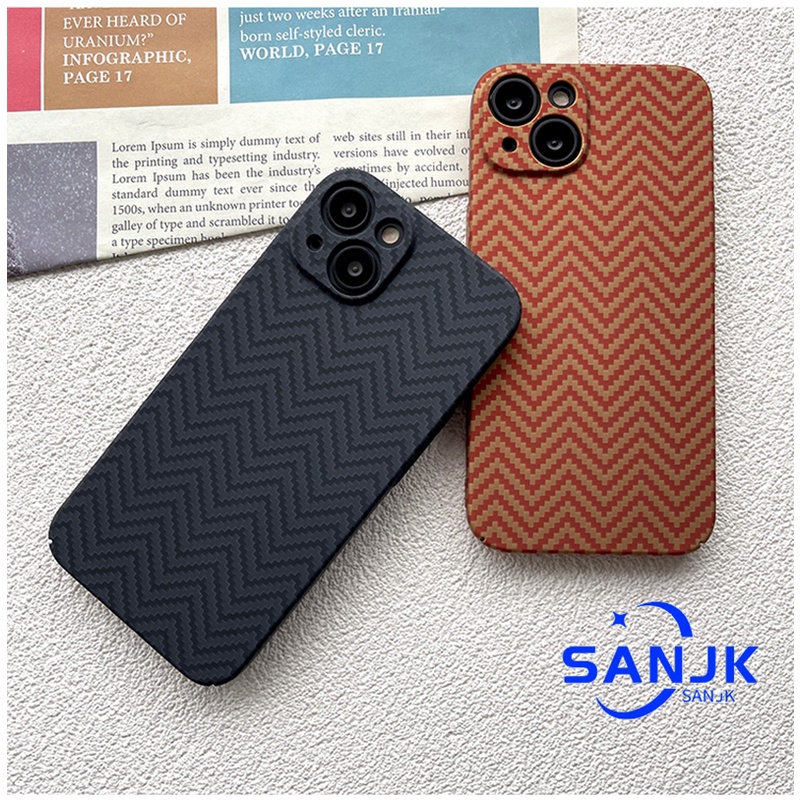 new ! ! Carbon Fiber case For iPhone 11~13 Promax Trendy Brand iPhone 12 Pro Max camera protection iPhone 11 Pro Max Thin Hard Premium Wave Pattern All-Inclusive Case