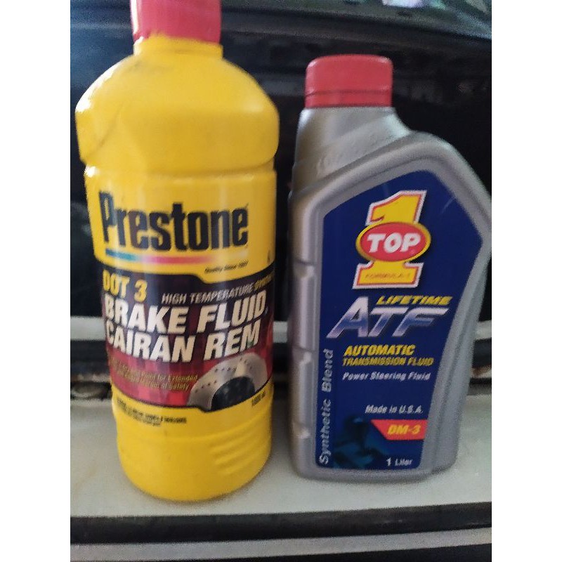 Set oli power steering dan oli rem mobil