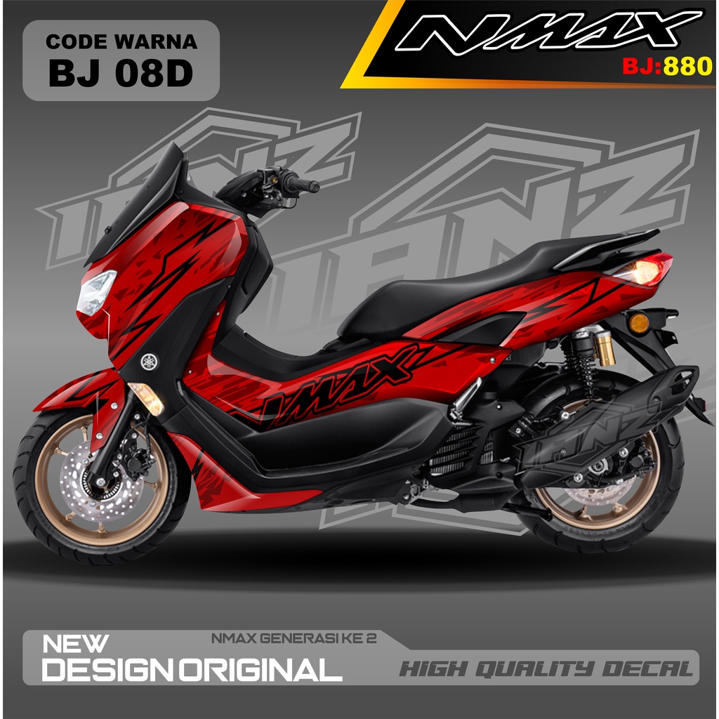 STICKER NEW NMAX FULL BODY MOTOR / DECAL FULL BODY NMAX / DECAL STIKER FULL BODY NMAX / stiker decal nmax terbaru