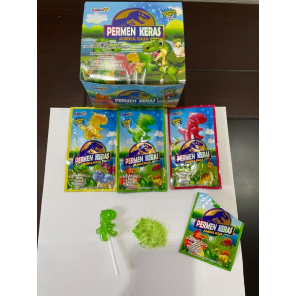 

DINOSAURUS LOLLIPOP ( isi 1 Box 30 Pcs )