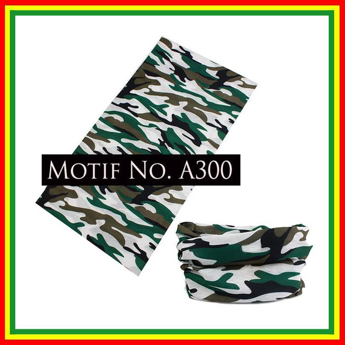 Slayer Bana Masker ~ Bandana Serbaguna Motif Army (Masker Motor/Slayer/Scarf)