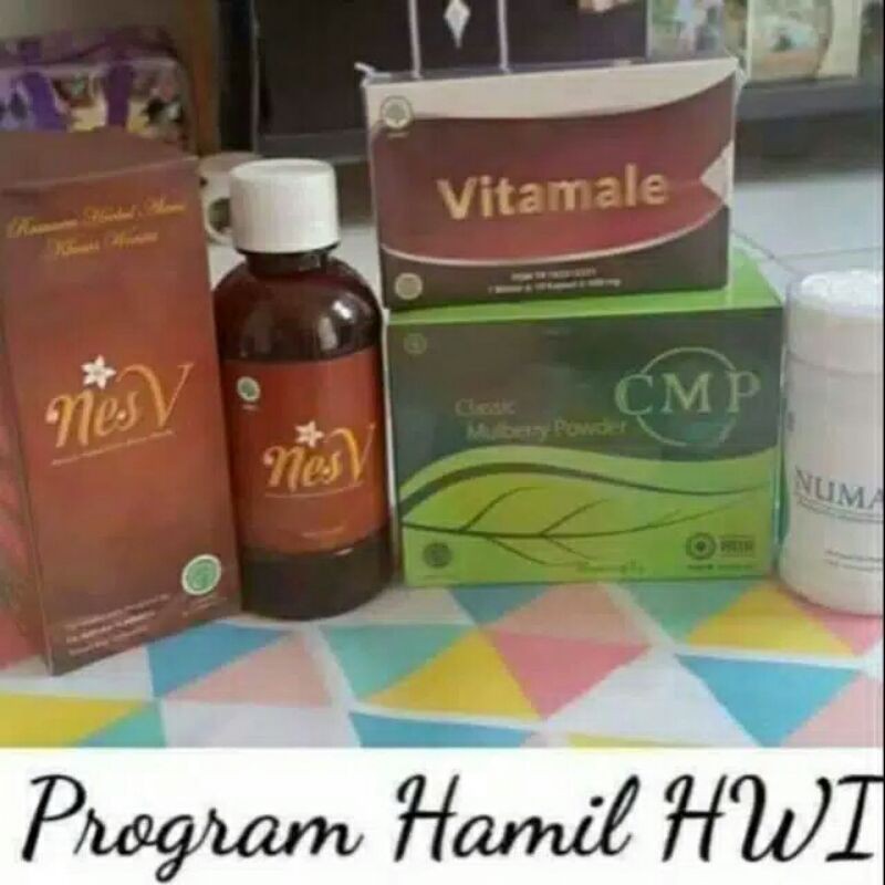 [ Bisa COD ] Paket Promil Suami Istri Penyubur Kandungan Sperma Bahan Herbal HWI Original 100 %