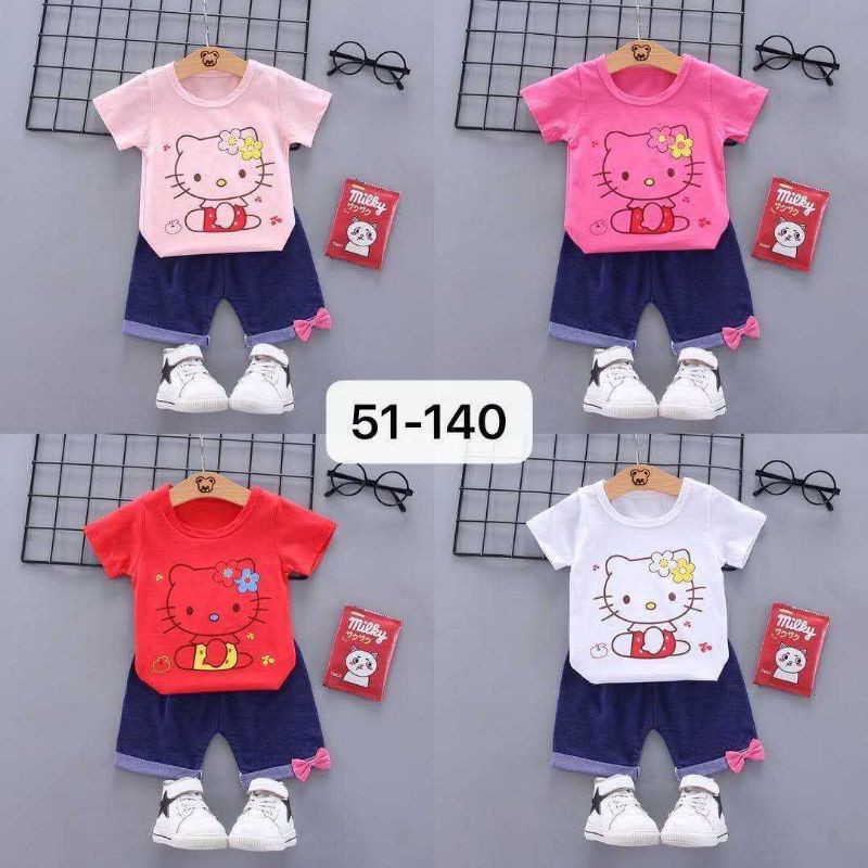 Setelan anak import setelan anak murah grosir setelan anak ecer harga grosir kuda pony hello kity