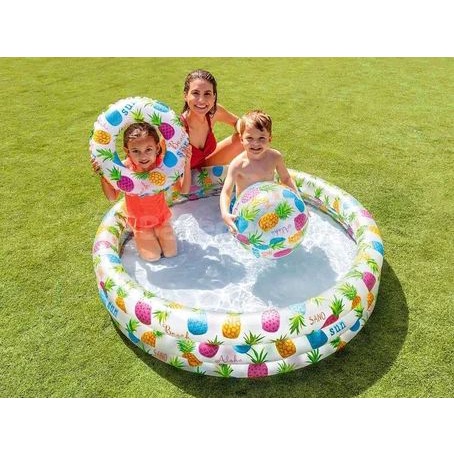 Kolam Renang / INTEX Fishbowl Pool Set ( bola + pelampung ) 59469