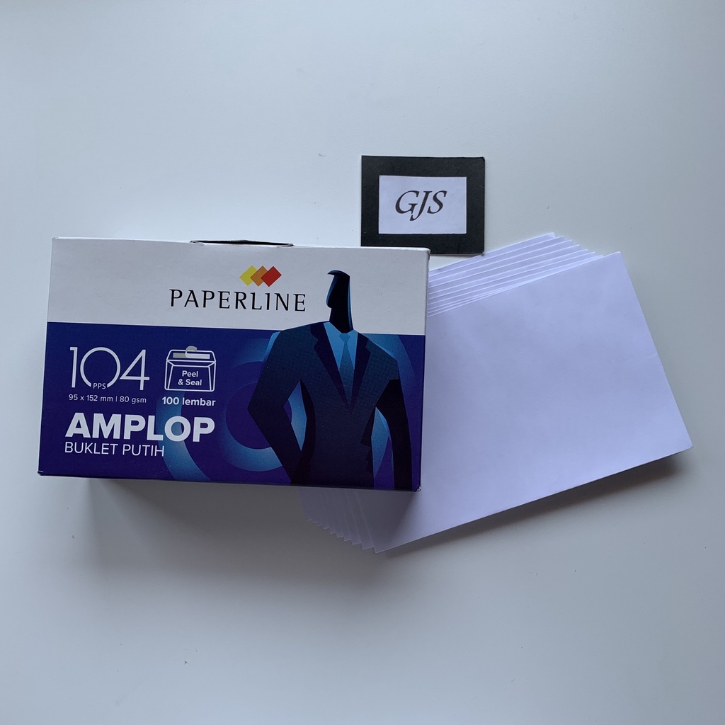 

Amplop Putih Paperline No. 104/Amplop putih dengan perekat