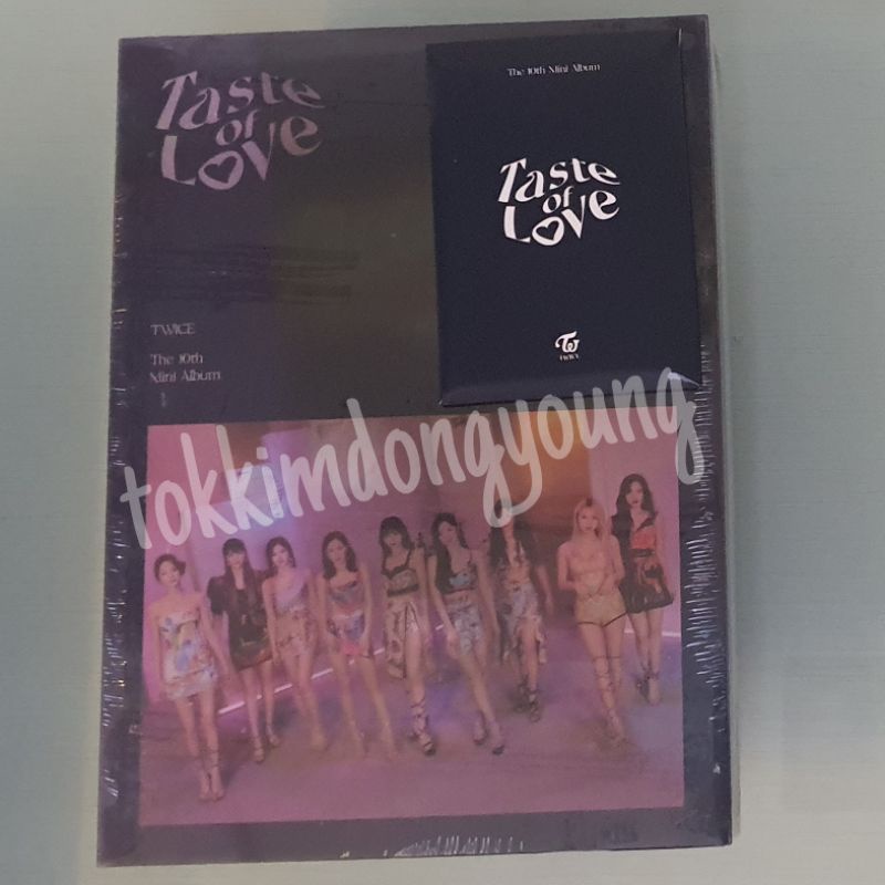 [Ready, Read desc] Album Twice 10th Mini Album Taste of Love / Alcohol Free (TOL) sealed