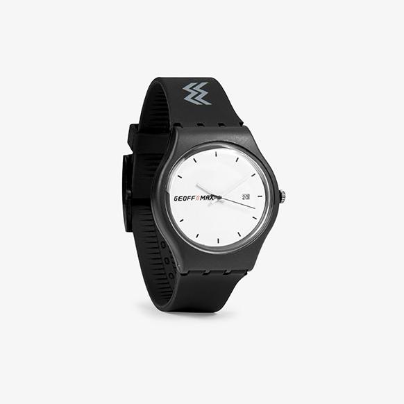 Juno x Geoff Max Official - Midnight Black White | Jam Tangan | Watch