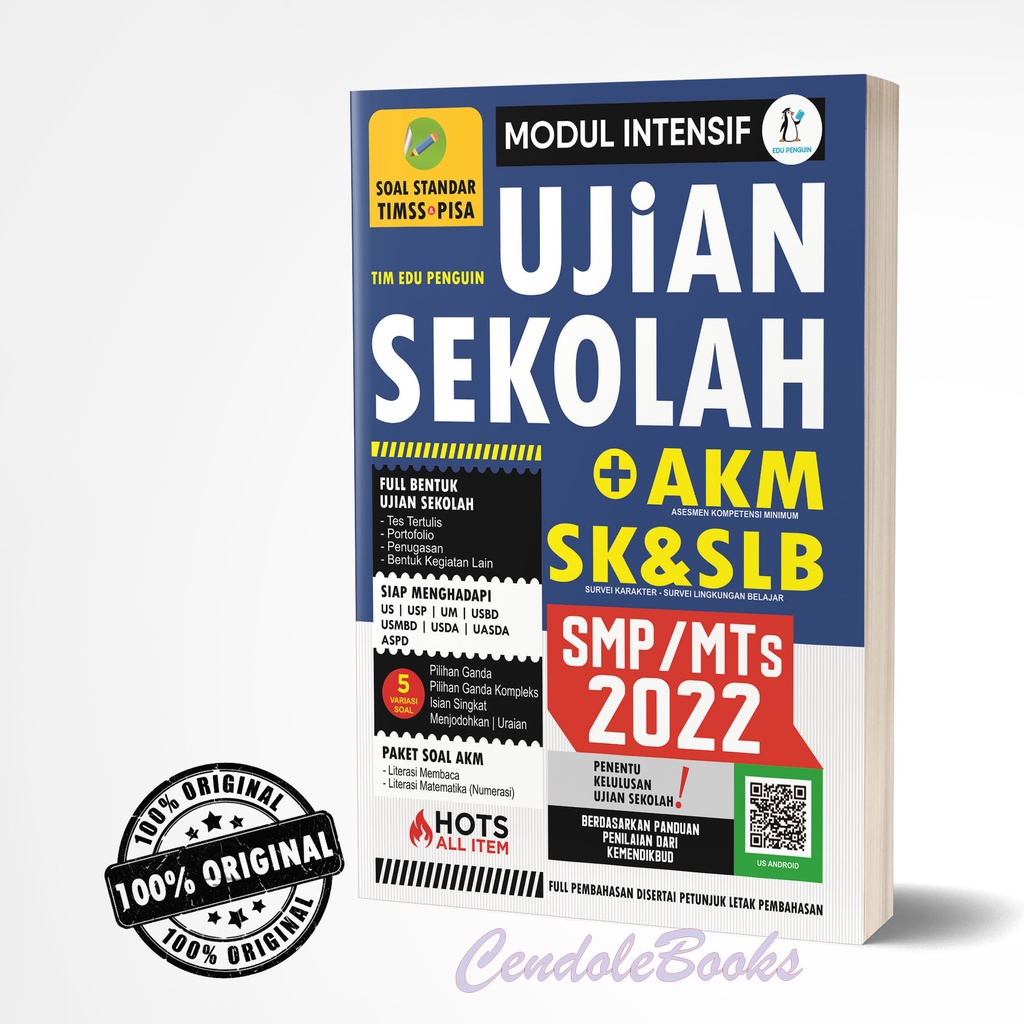 Buku SMP : MODUL INTENSIF UJIAN SEKOLAH + AKM SMP/MTs 2022