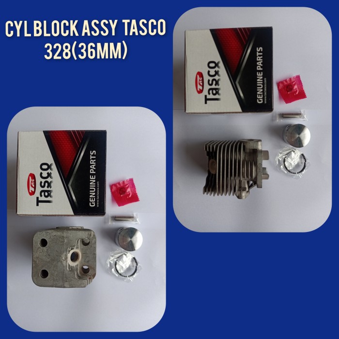 boring/cylinder block assy mesin potong rumput tasco 328