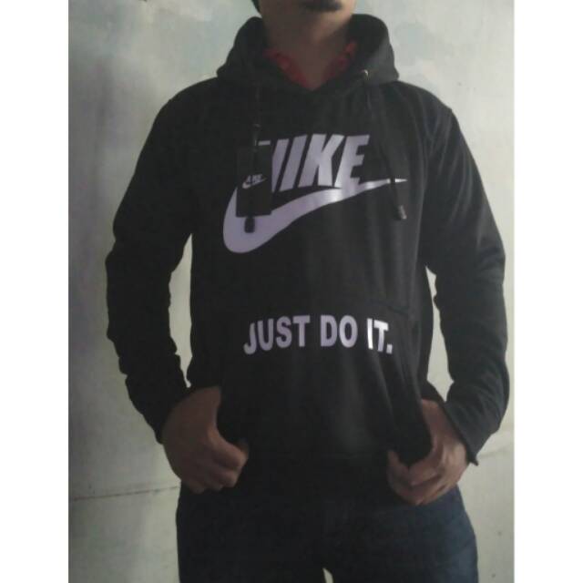 sweater nike just do it (hitam, navy, merah)