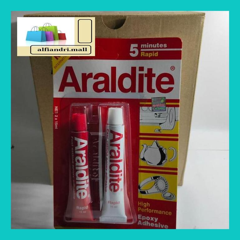 

510Fsjbc50 Lem Araldite Merah 5 Menit D6005Ckhd