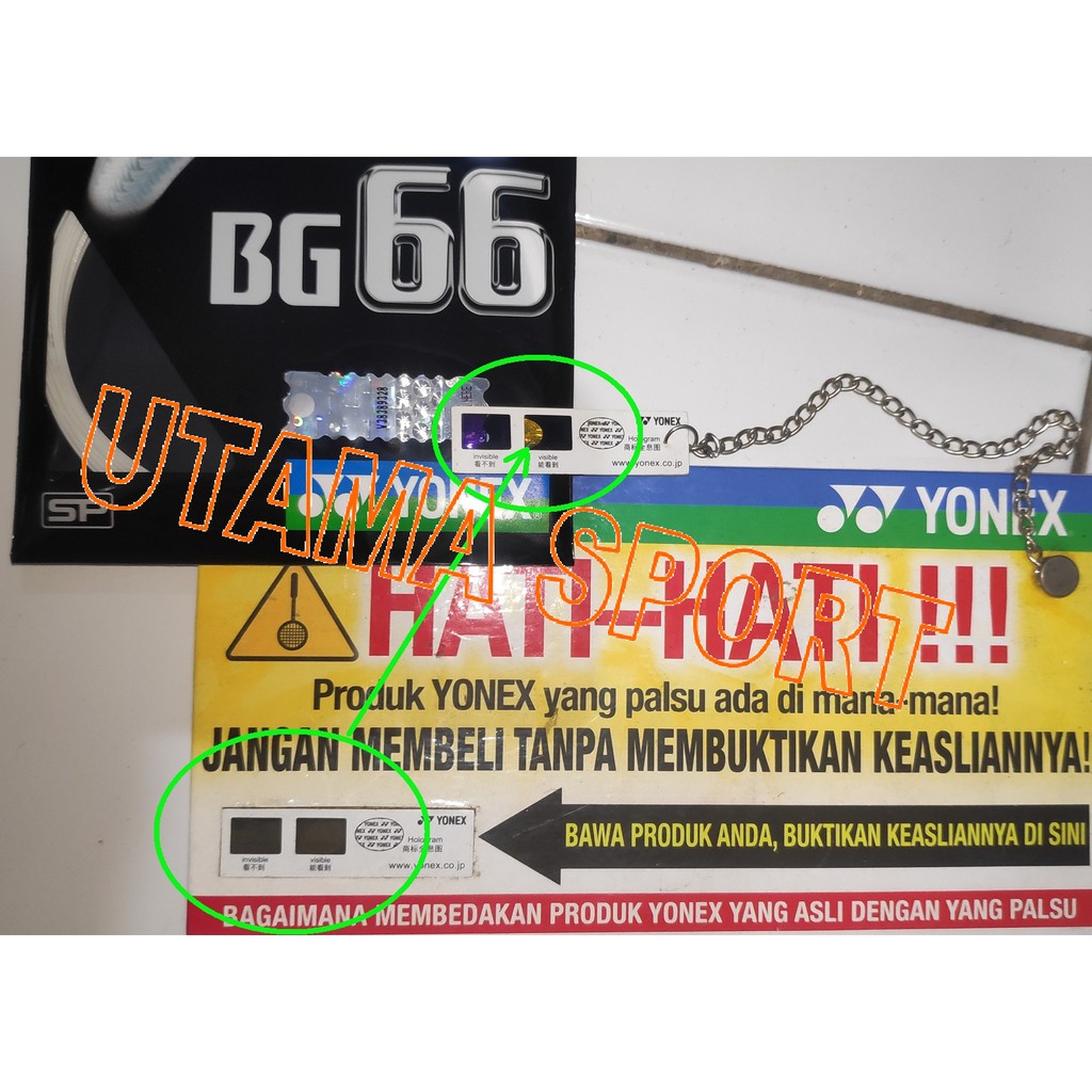 ORIGINAL - Senar Raket Badminton Yonex BG66 / BG 66
