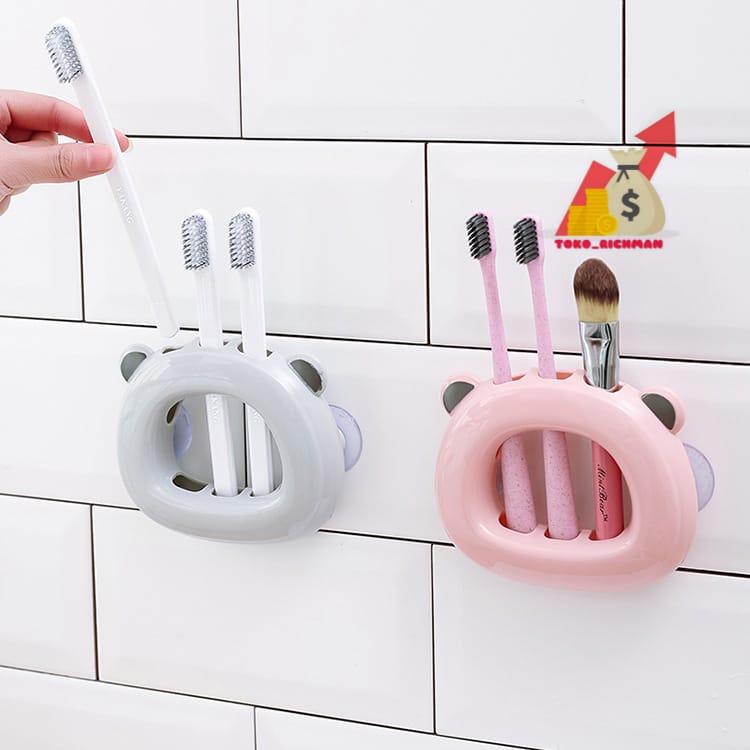 Tempat Sikat Gigi Holder Sikat Gigi Motif Panda Rak Sikat Gigi
