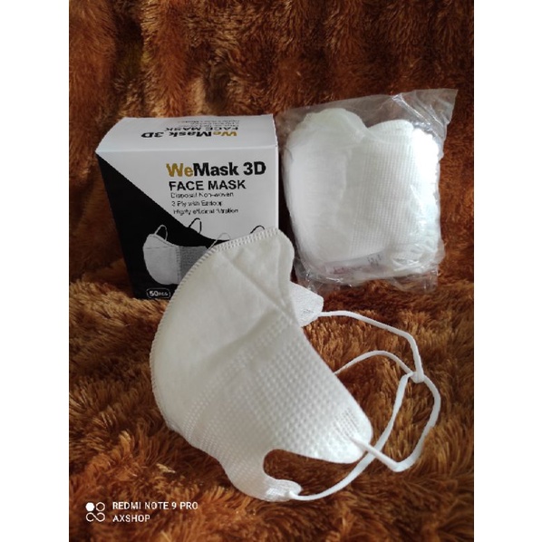 Masker We Mask 3D Hijab Duckbill isi 50 pcs