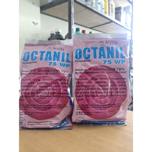 FUNGISIDA OCTANIL 75wp - PENCEGAH BUSUK DAUN DAN BATANG - KLOROTALONIL