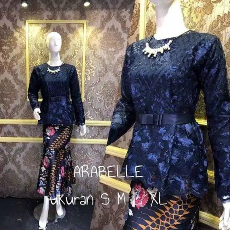 KEBAYA TULLE 3D / WISUDA / KONDANGAN / BRIDES // Setelan Kebaya Moderen // Setelan Kebaya Pesta Bahan Tille