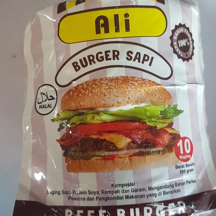 

Burger Sapi ali isi 10 Pcs
