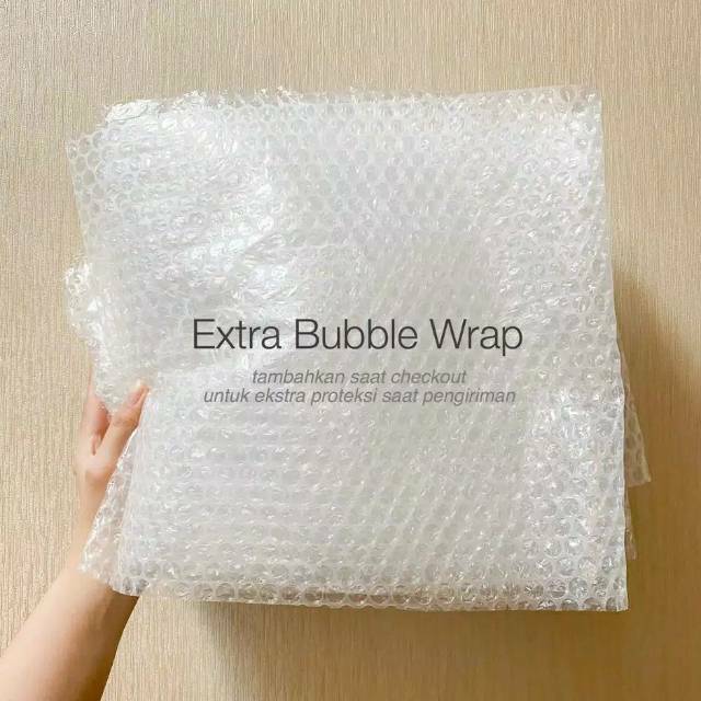 

EXTRA BUBBLE WRAP (wajib order!! agar makanan lebih aman)