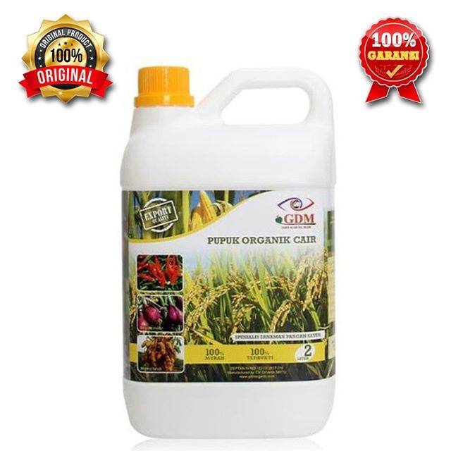 Jual Original Gdm Pupuk Organik Cair Untuk Tanaman Padi Kemasan 2 Liters Shopee Indonesia 