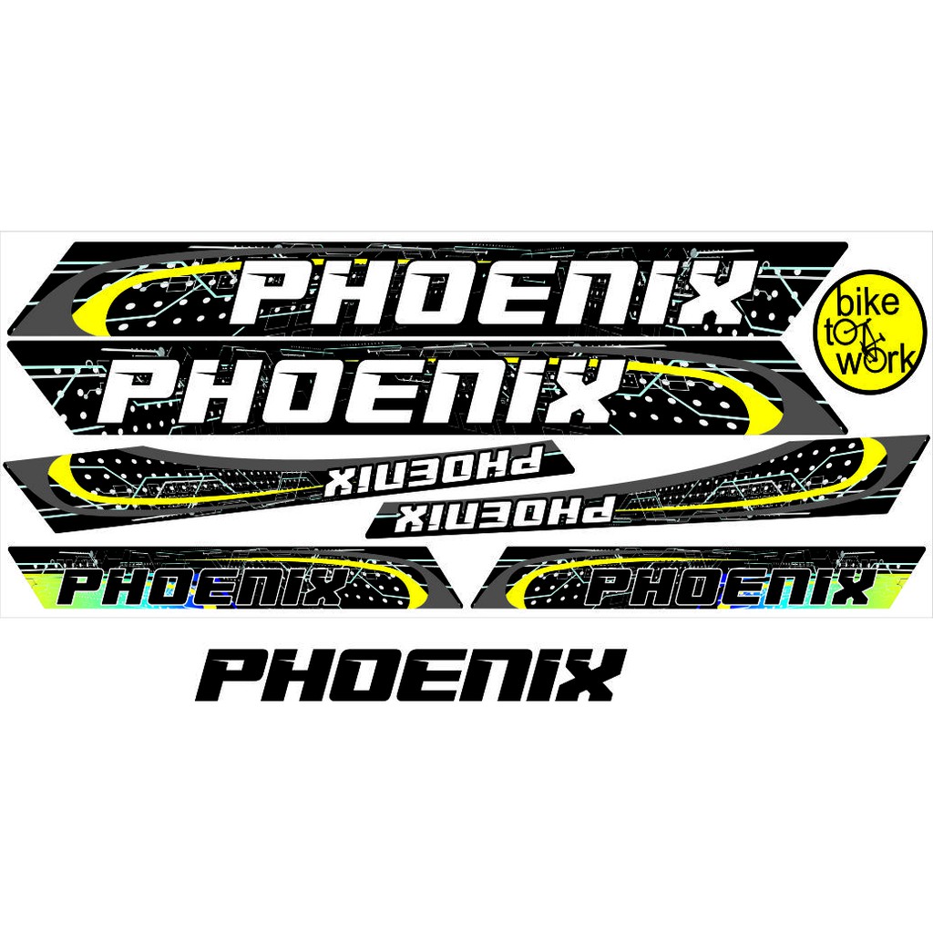 SEPEDA PHOENIX STICKER MTB SEPEDA BIKE STRIPING