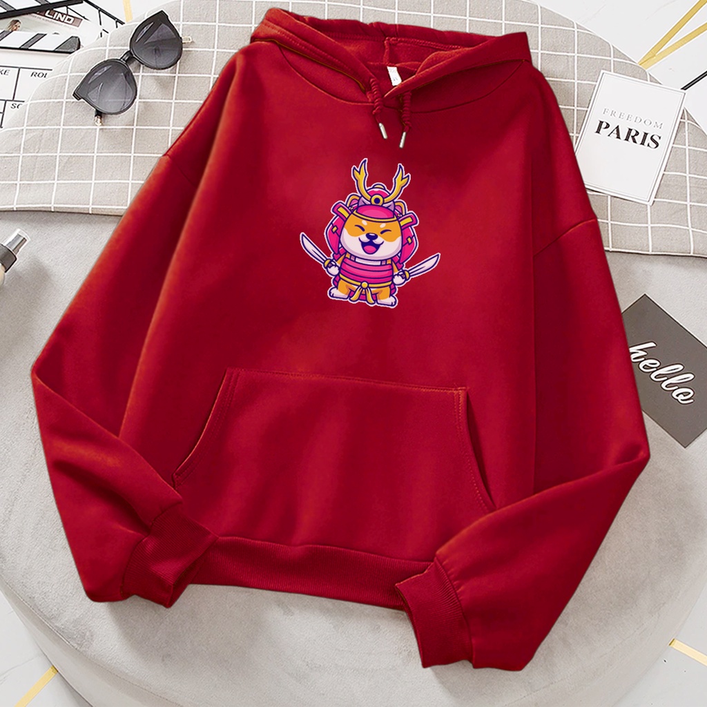 Sweater anak hoodie laki laki SHIBA SAMURAI baju jaket anak cowok cewek anime