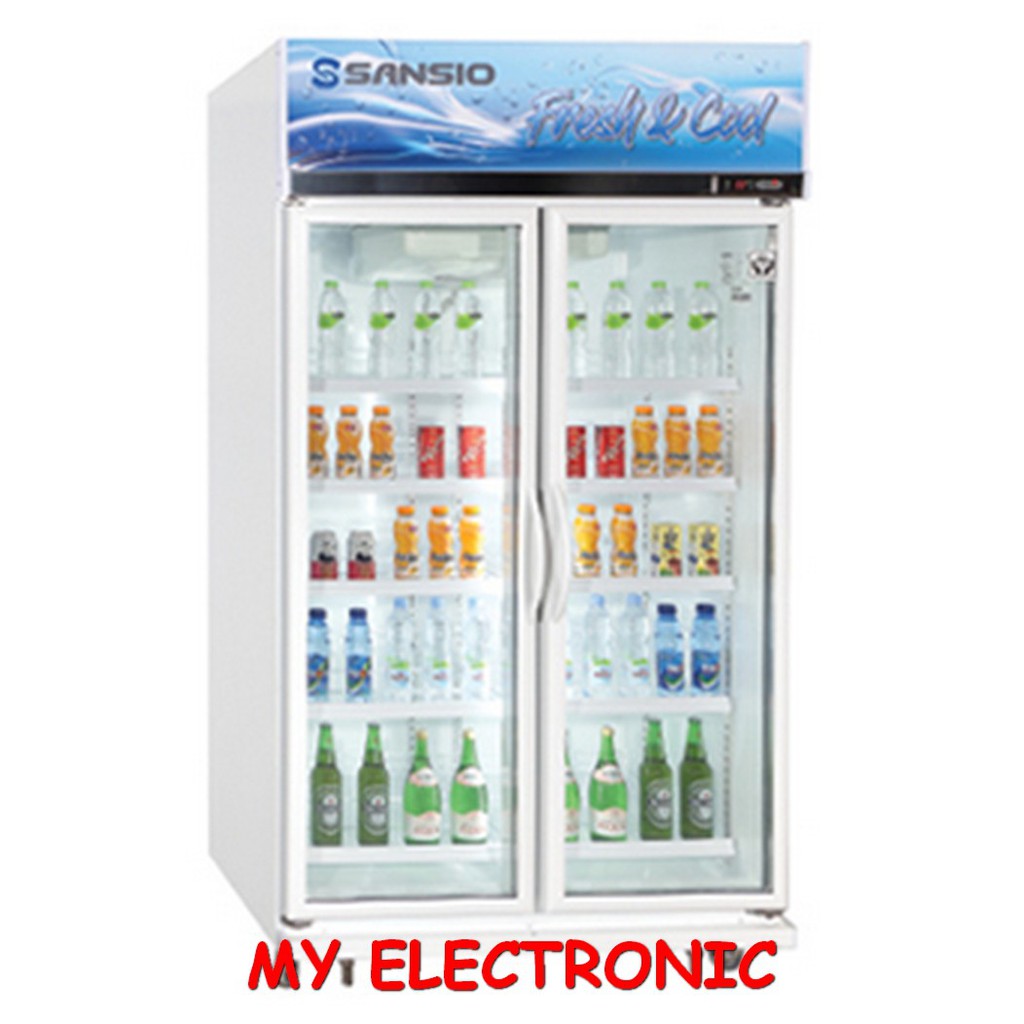 Promo Showcase 2 Pintu Sansio SAN-1100T Kapasitas 1100 Liter