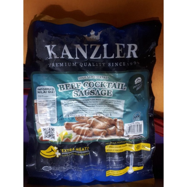

kanzler sosis beef cocktail 250gr