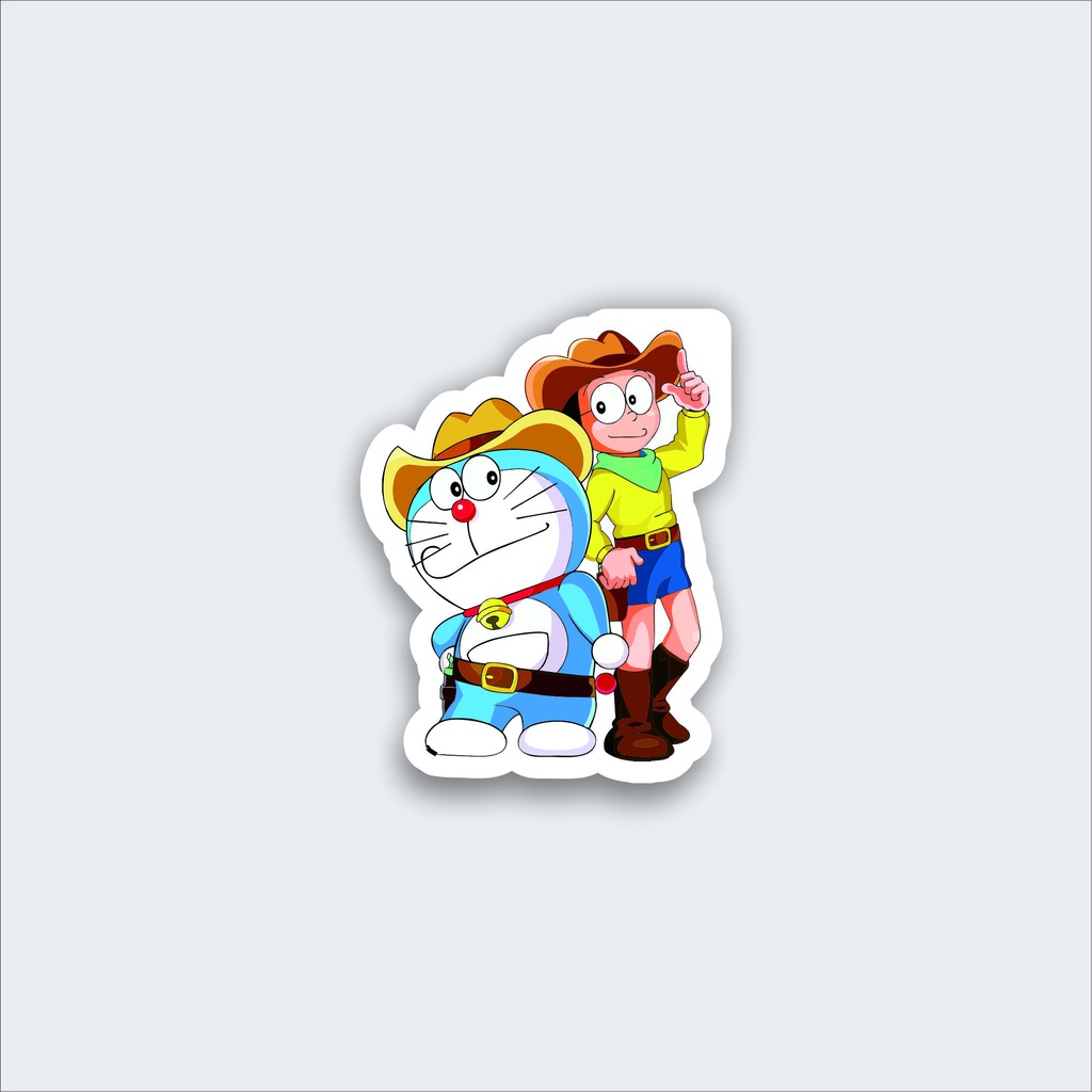 

Stiker Doraemon Nobita stiker kartun Sticker brand anti air tumblr high quality