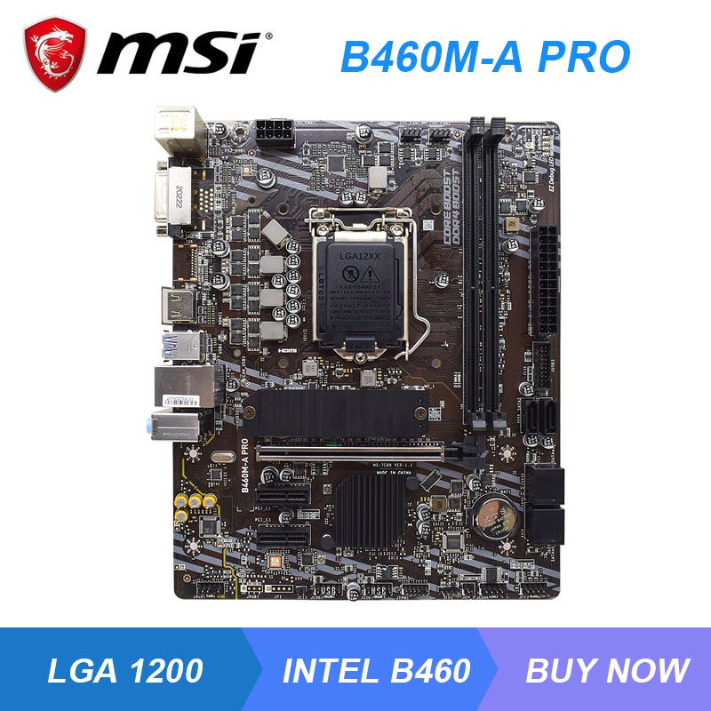 Jual PREORDER MSI B460M-A PRO LGA 1200 Motherboard Motherboard DDR4 ...