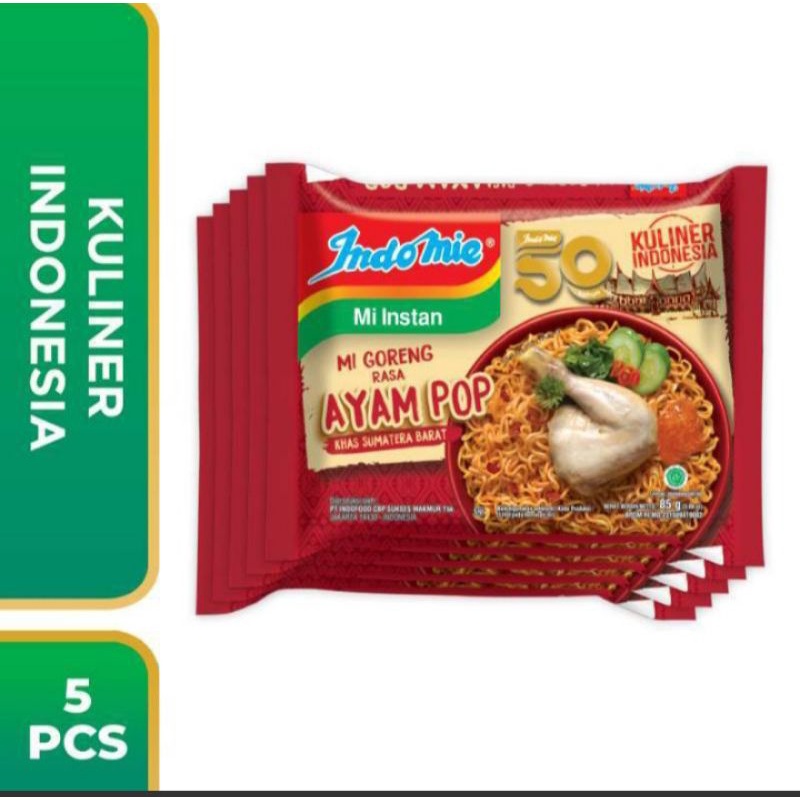 

INDOMIE GORENG AYAM POP BARU