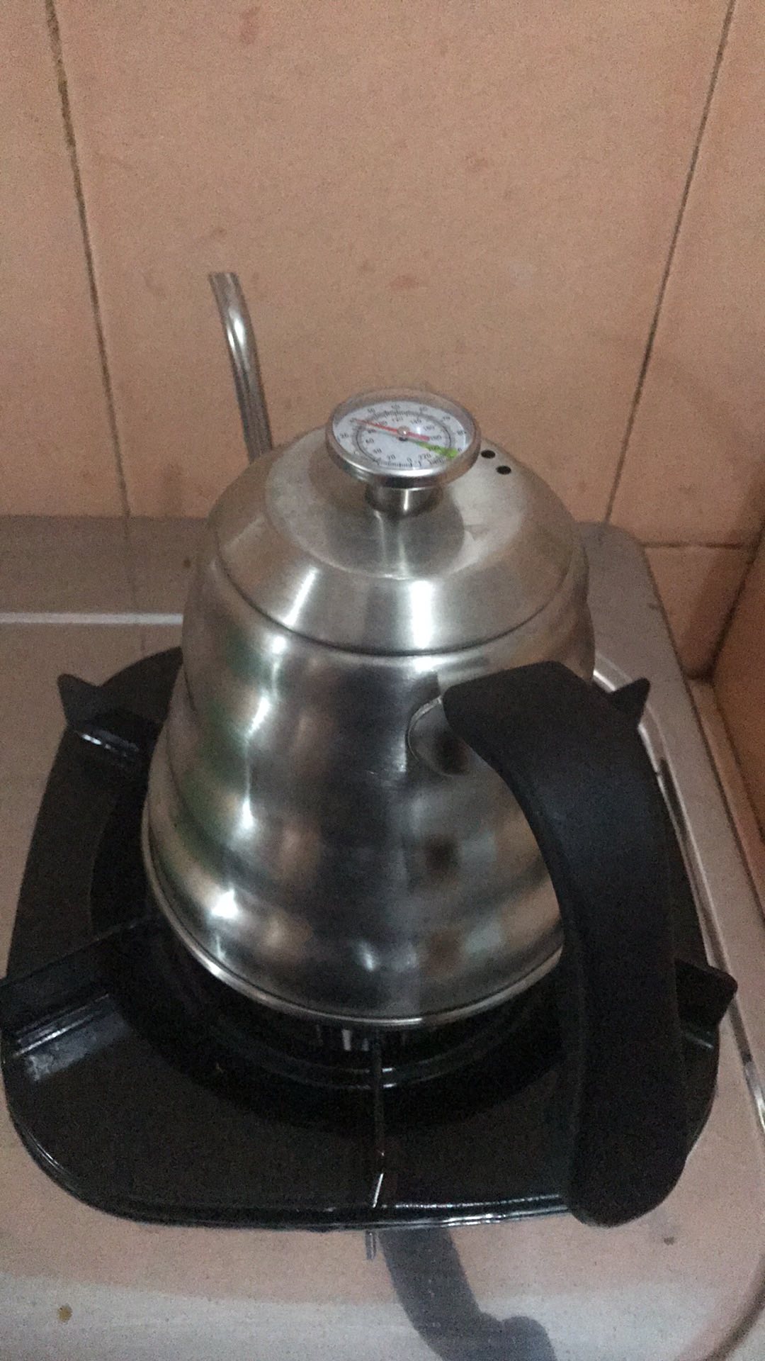 V60 Ceret Coffee Maker Thermometer Ketel Panci Pot Drip Kettle Teko Kopi Barista Onetwocups 1200ml