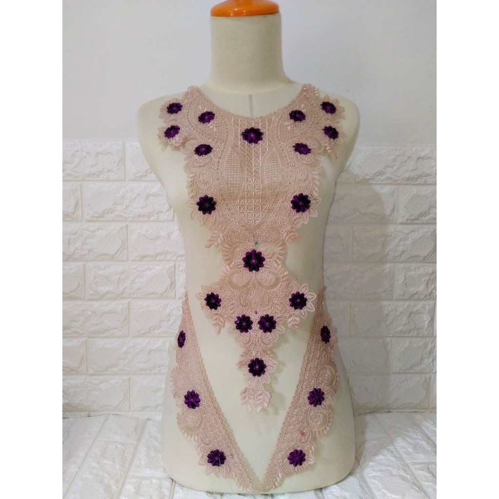 renda kerah bordir termurah