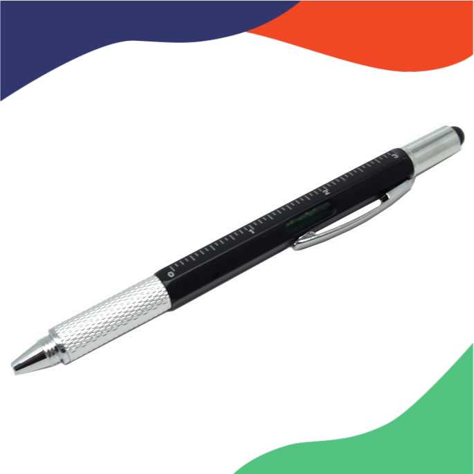 

Taffware Pena Multifungsi Stylus + Penggaris + Level + Obeng