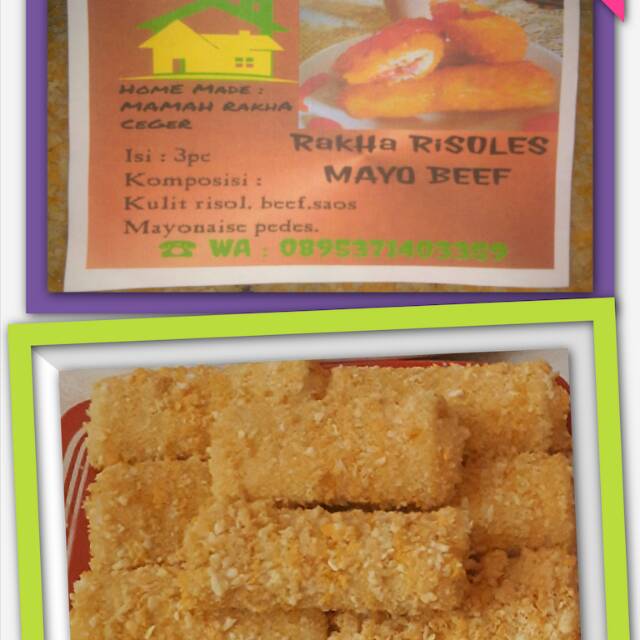 

Risoles Mayo beef pedas/isi 3pc