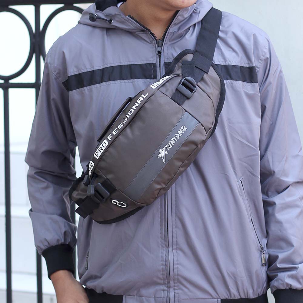 Tas Selempang Waistbag Pria Original Distro Terbaru Tas Slempang Waitsbag Cowok