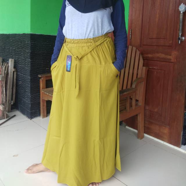 Rok Payung Bahan Moscrepe