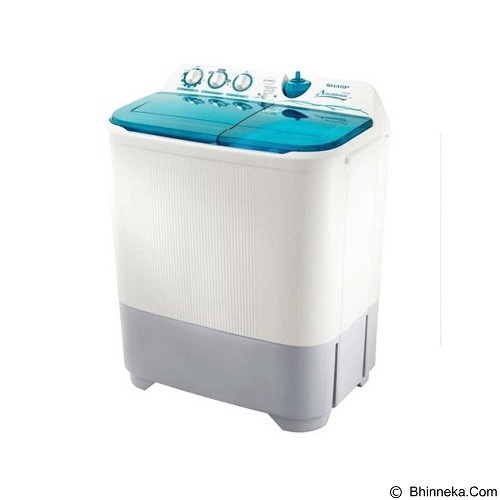 SHARP MESIN CUCI SHARP 2 TABUNG SHARP ES-T95CR / EST95CR / EST 95CR / ES T95CR BLUE (BK) 9 KG  ORIGI