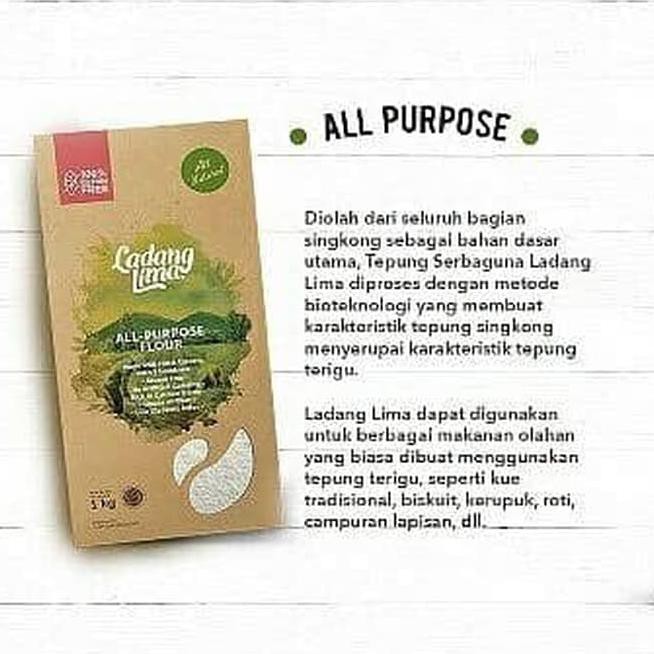 

E7Eb Ladang Lima Tepung Tapioka Serbaguna Pengganti Tepung Terigu Gluten Fr Vng6